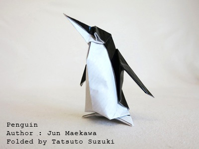 origami Penguin, Author : Jun Maekawa, Folded by Tatsuto Suzuki